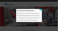 Desktop Screenshot of machinefabriekmolendijk.nl