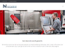 Tablet Screenshot of machinefabriekmolendijk.nl